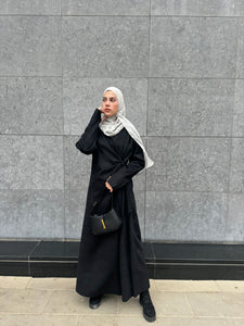 Suede Wrap Dress