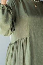 Load image into Gallery viewer, Oversized Comfy Linen Dress