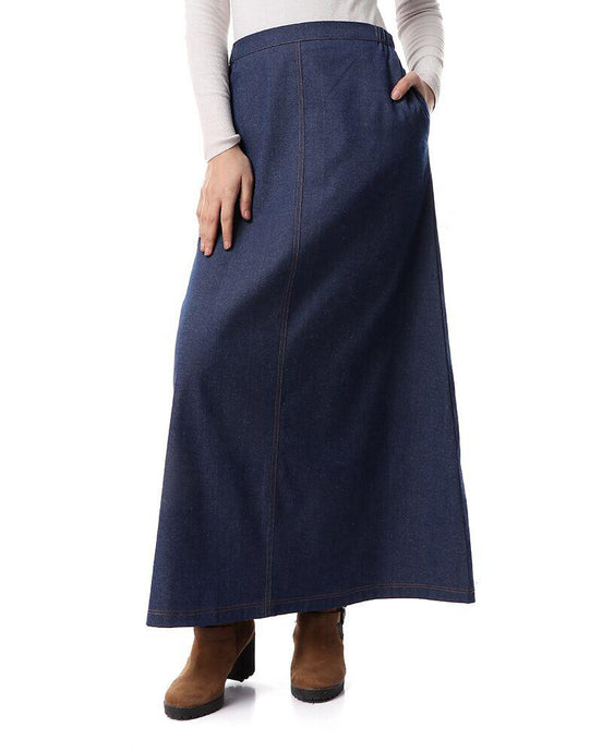 Maxi Jeans Skirt