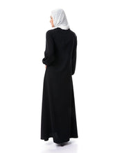 Load image into Gallery viewer, Crepe Black Sports Abaya