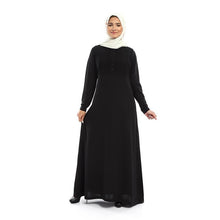 Load image into Gallery viewer, Crepe Pleated Chest Abaya