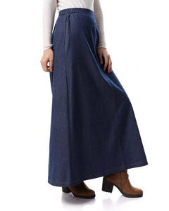 Maxi Jeans Skirt