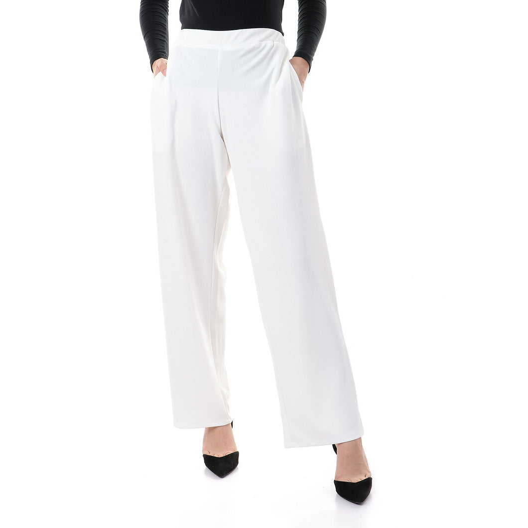 Crepe Offwhite pants