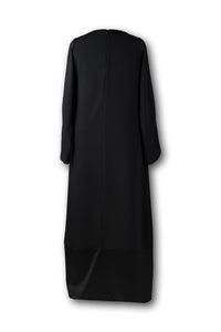 Croisé Chiffon & Crepe Abaya