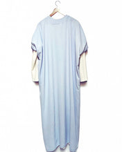 Load image into Gallery viewer, Baby blue  Silver Kaftan
