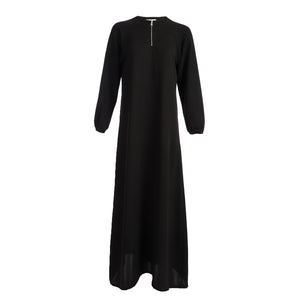 Crepe Black Sports Abaya